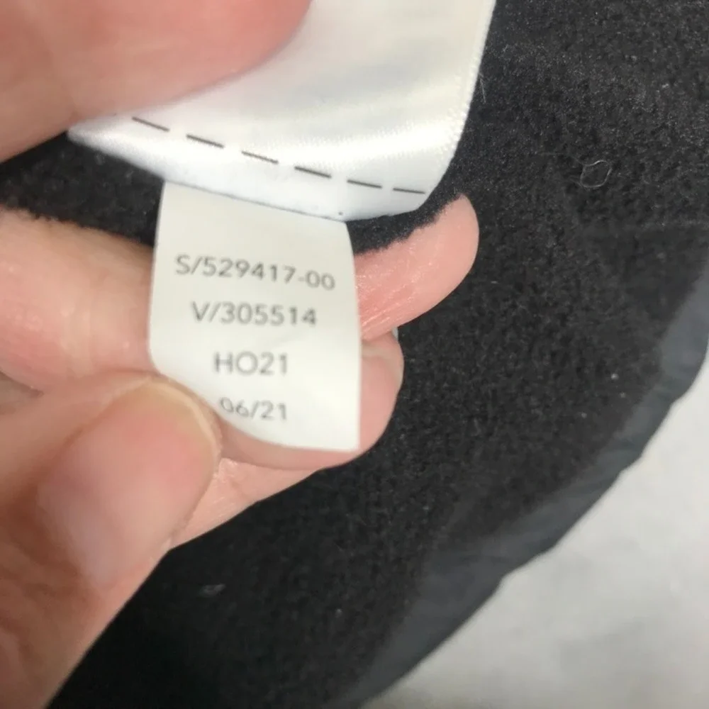 Athleta Girl Puffer Coat Youth Size XXL 16 Black Hooded Goose Down Full Zip